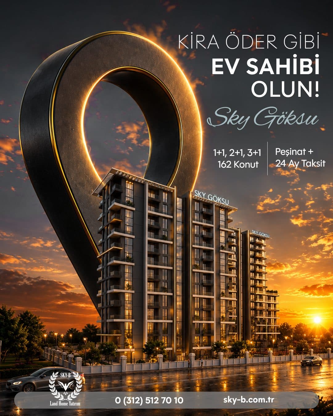 Sky Göksu 1+1 | 45 m² — fotoğraf 2